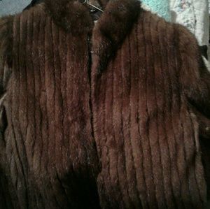 Authentic EMBA Brown Mink Coat